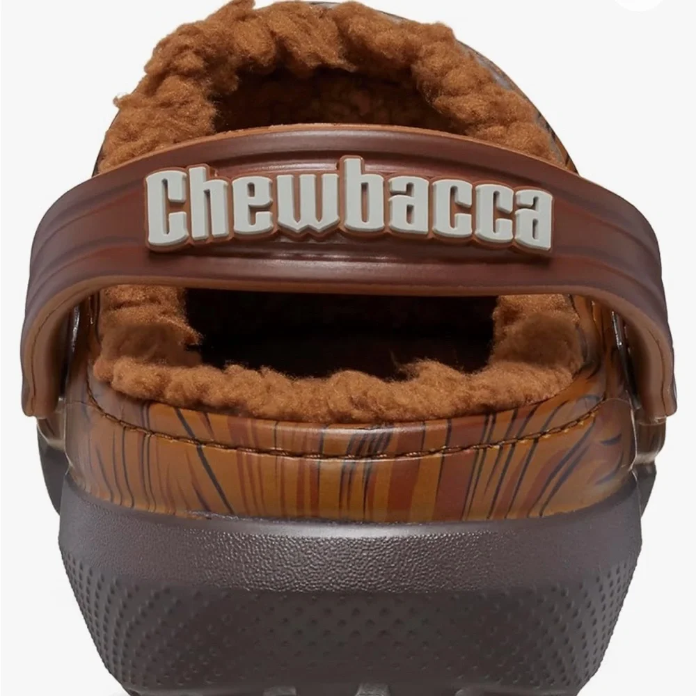 Stars x Crocs Classic Lined Clog Chewbacca - Size c 11 NEW